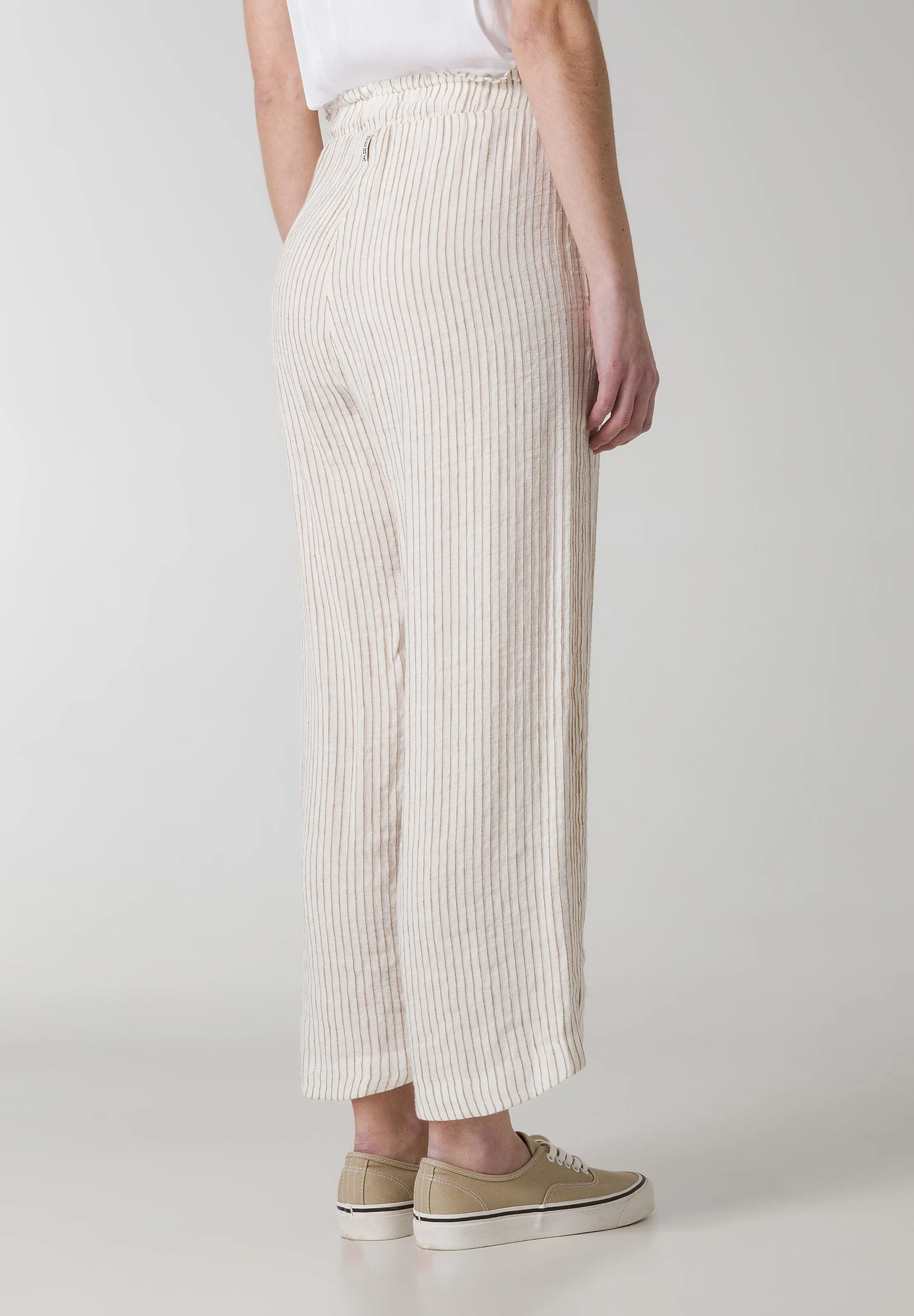 PINSTRIPED SLOUCHY - Pantaloni