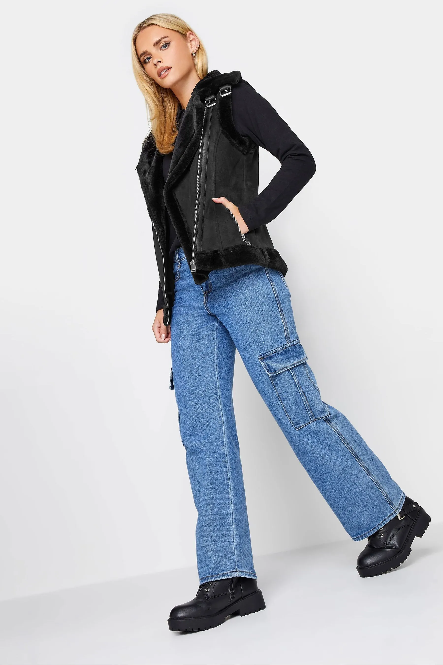 PixieGirl Petite - Gilet stile aviatore