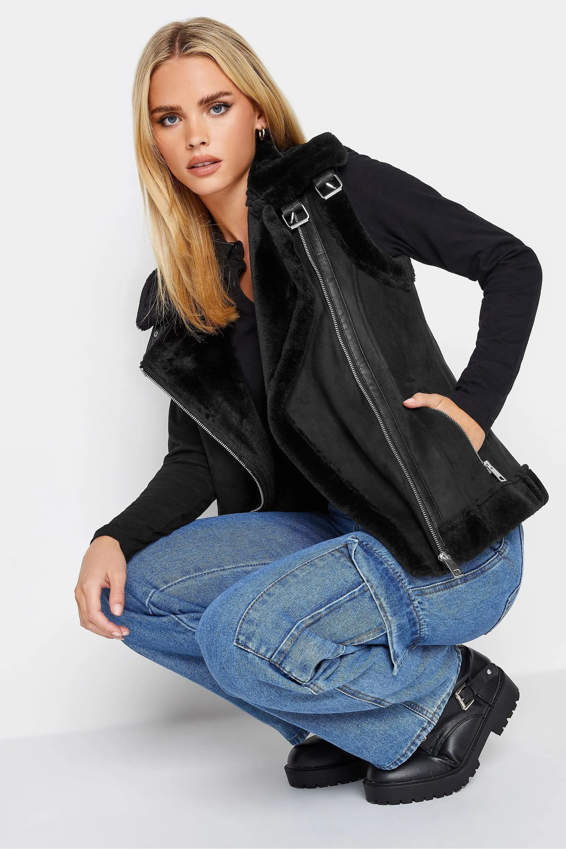 PixieGirl Petite - Gilet stile aviatore