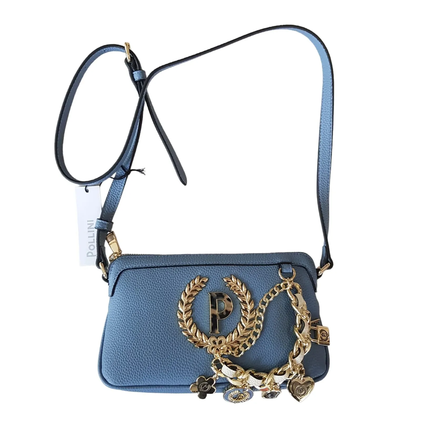 Pollini borse donna celeste Rif.860