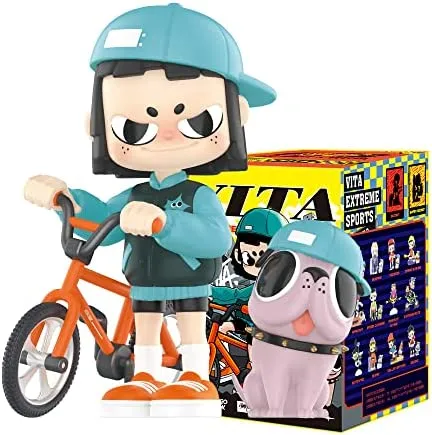 POP MART Vita Extreme Sports Series-3PC Personaggio Pop Personaggio Casuale Personaggio d'Azione Figura Giocattolo da Collezione