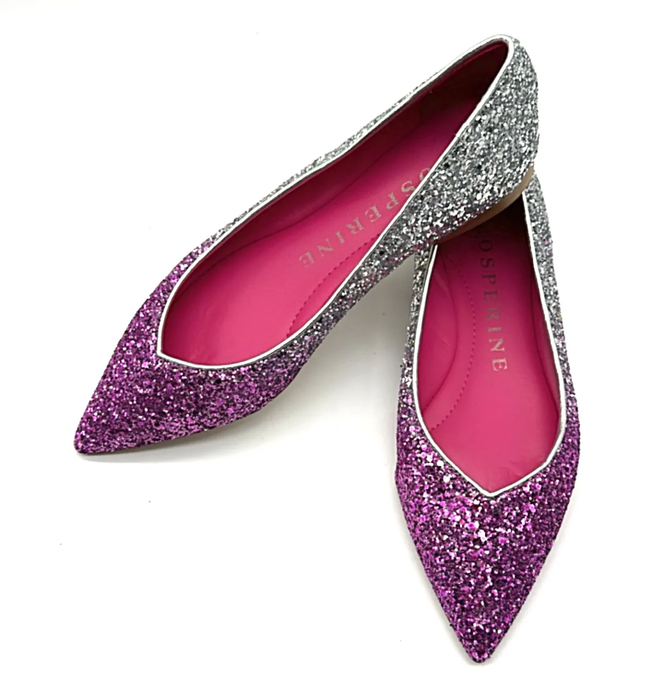 Prosperine - Ballerina sfumata con glitter diamond e fuxia