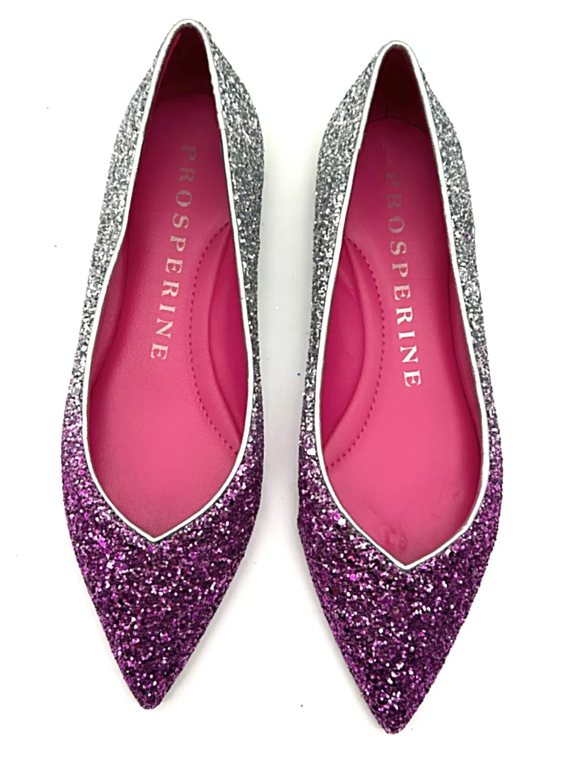Prosperine - Ballerina sfumata con glitter diamond e fuxia