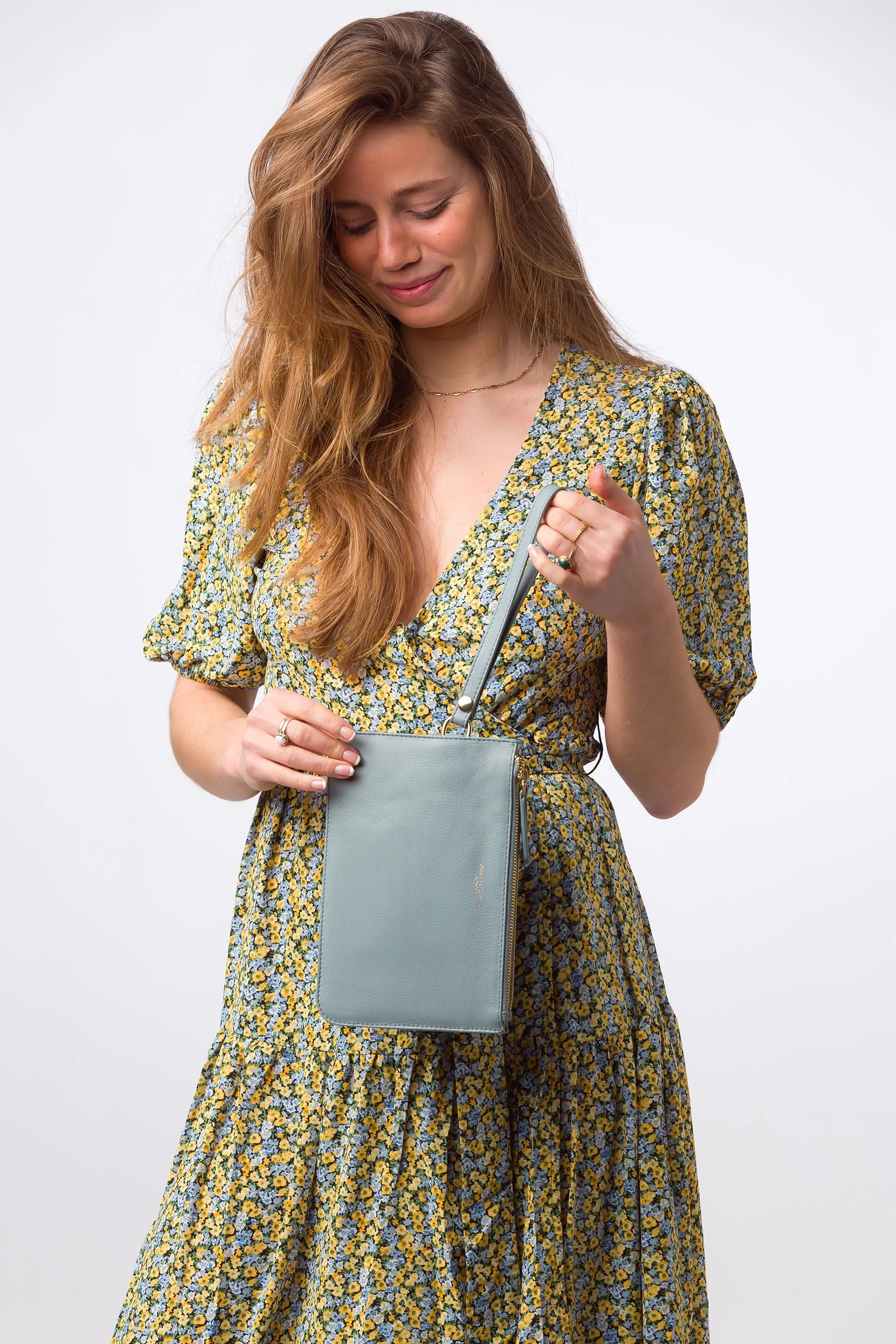 Pure Luxuries London - Addison - Borsa con pochette in pelle nappa