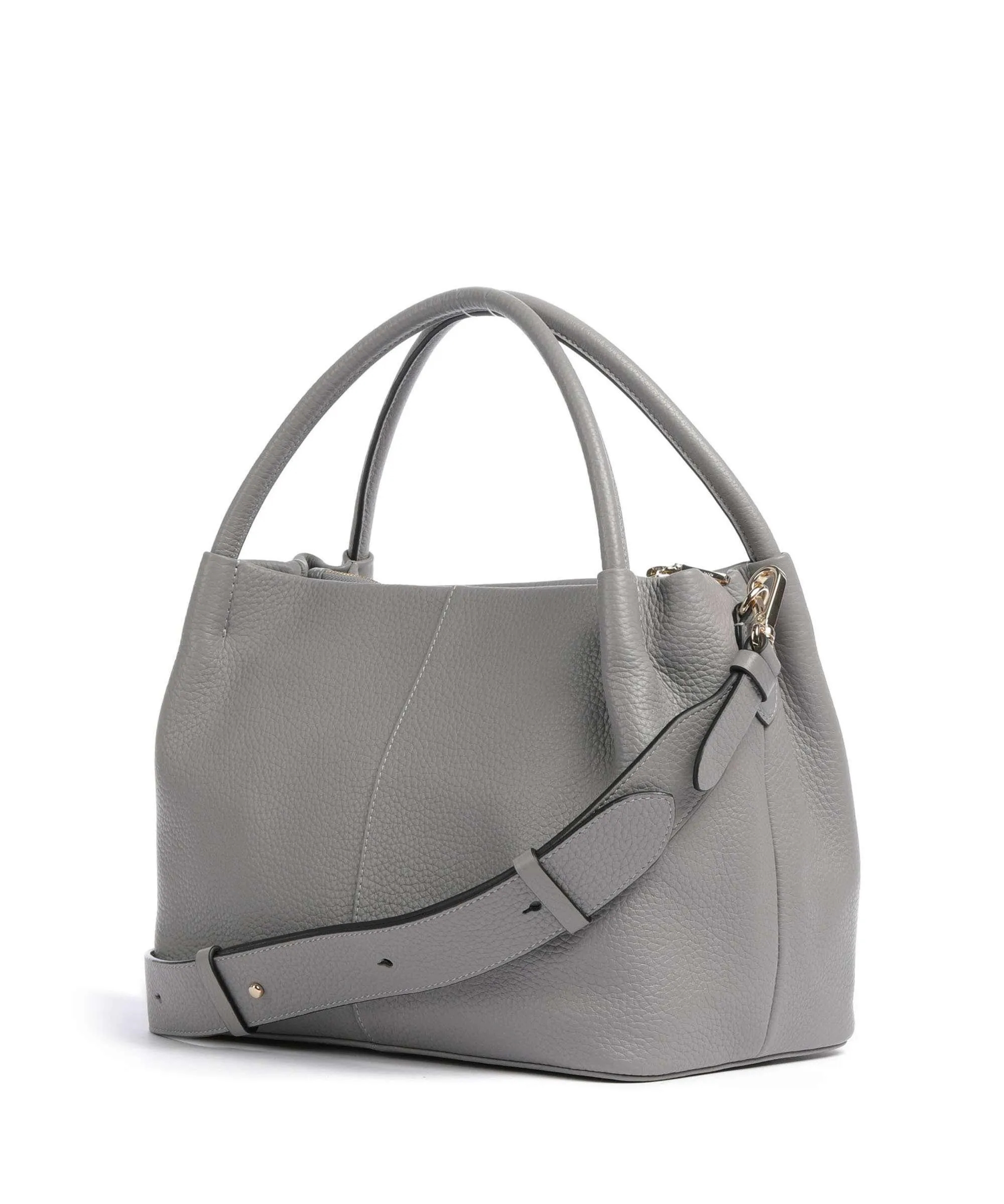  Radley London Ivydale Road Borsa a mano pelle di vacchetta grana grigio  