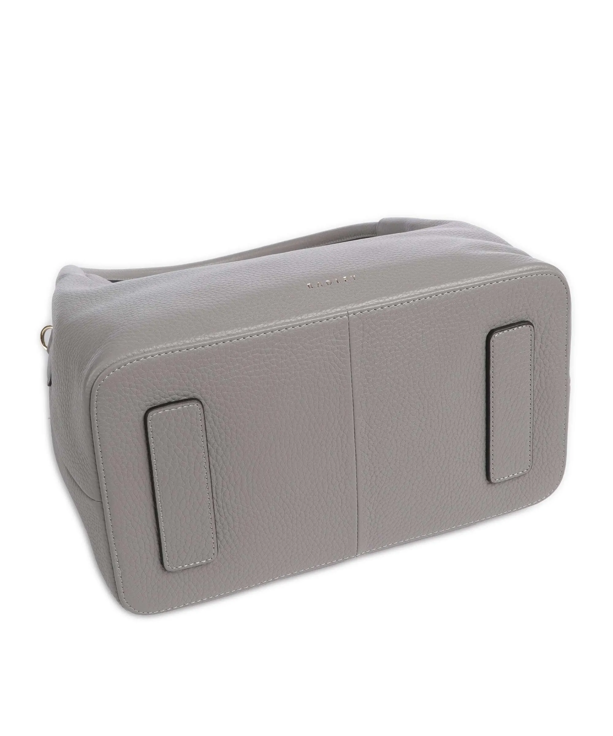  Radley London Ivydale Road Borsa a mano pelle di vacchetta grana grigio  