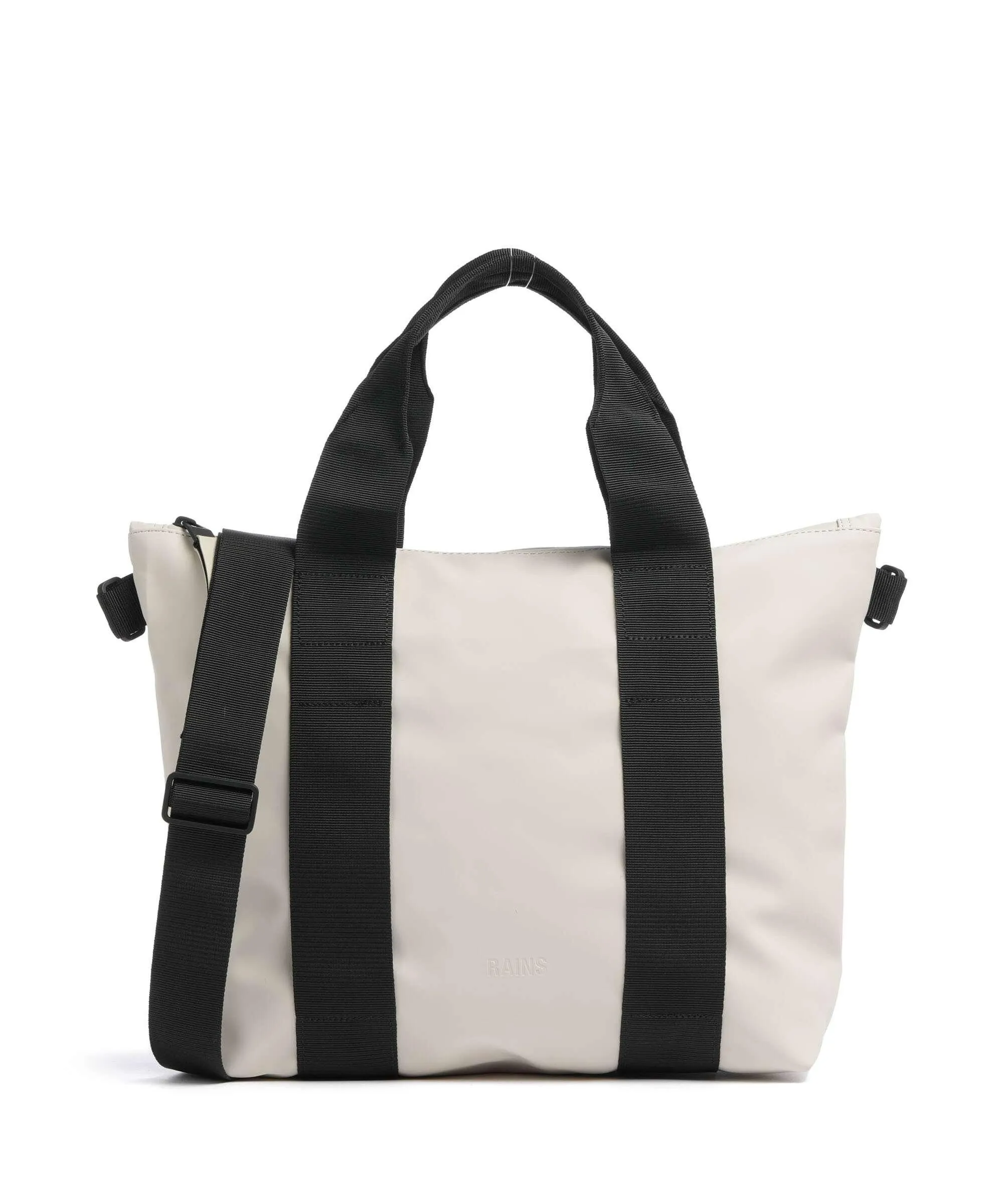  Rains Micro Borsa shopper poliestere, poliuretano avorio  