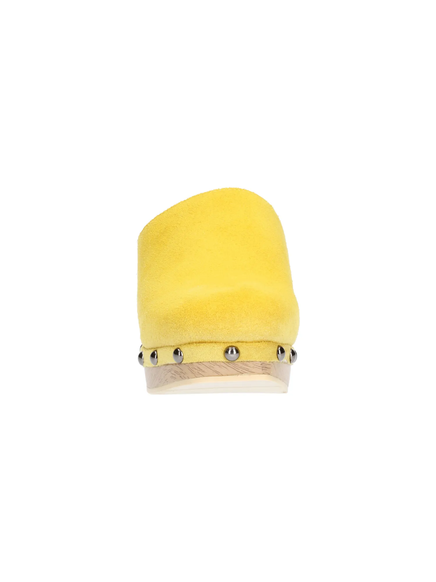 Sabot tacco largo Carmela da donna giallo