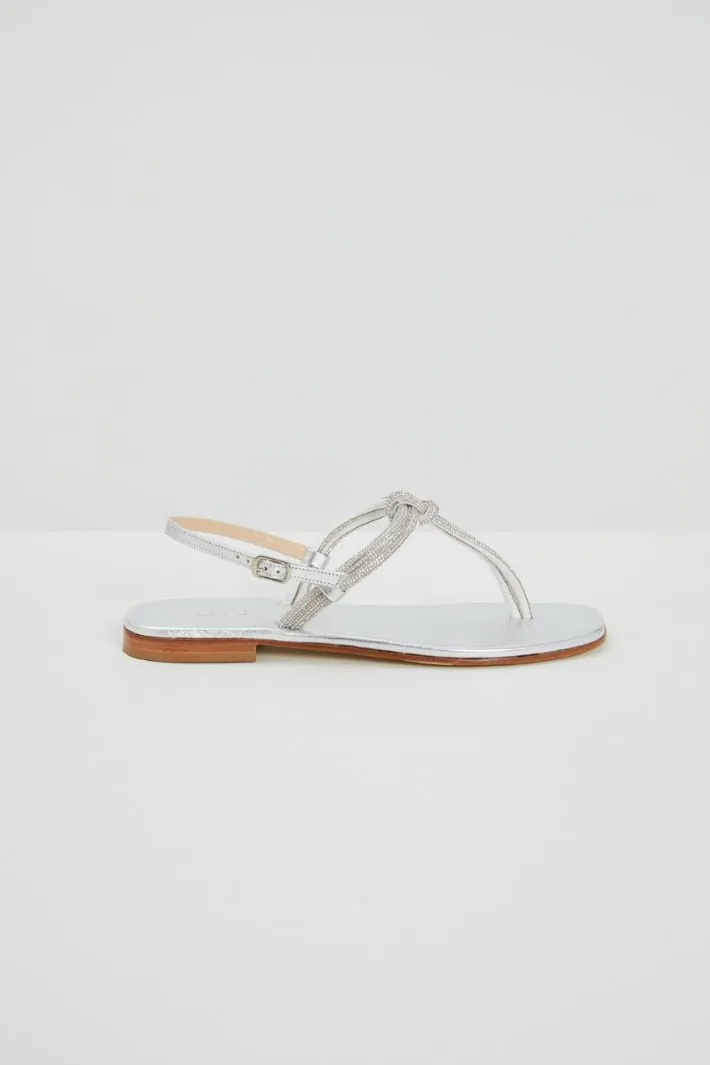 Sandali con strass