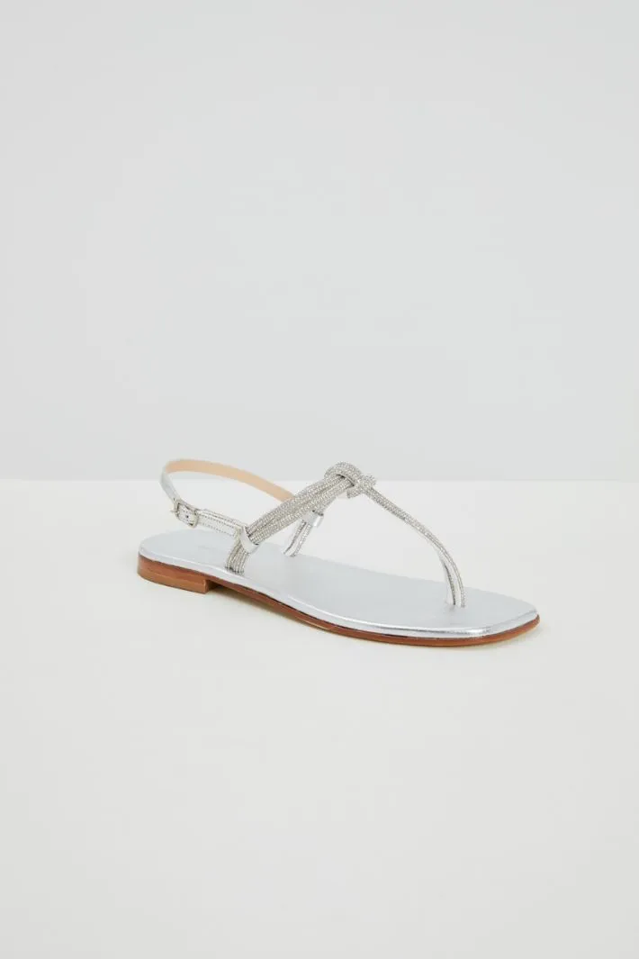 Sandali con strass