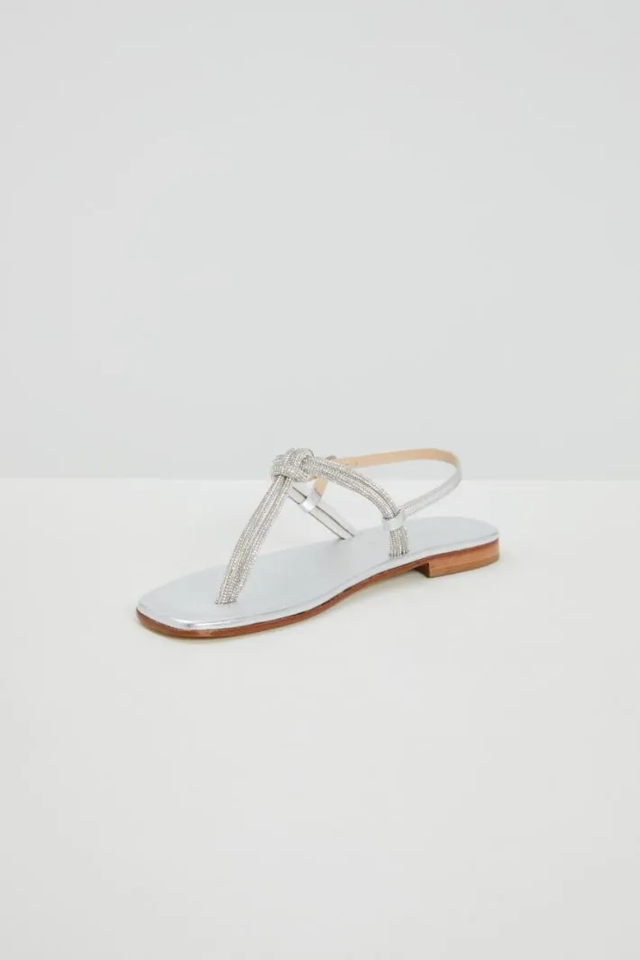 Sandali con strass