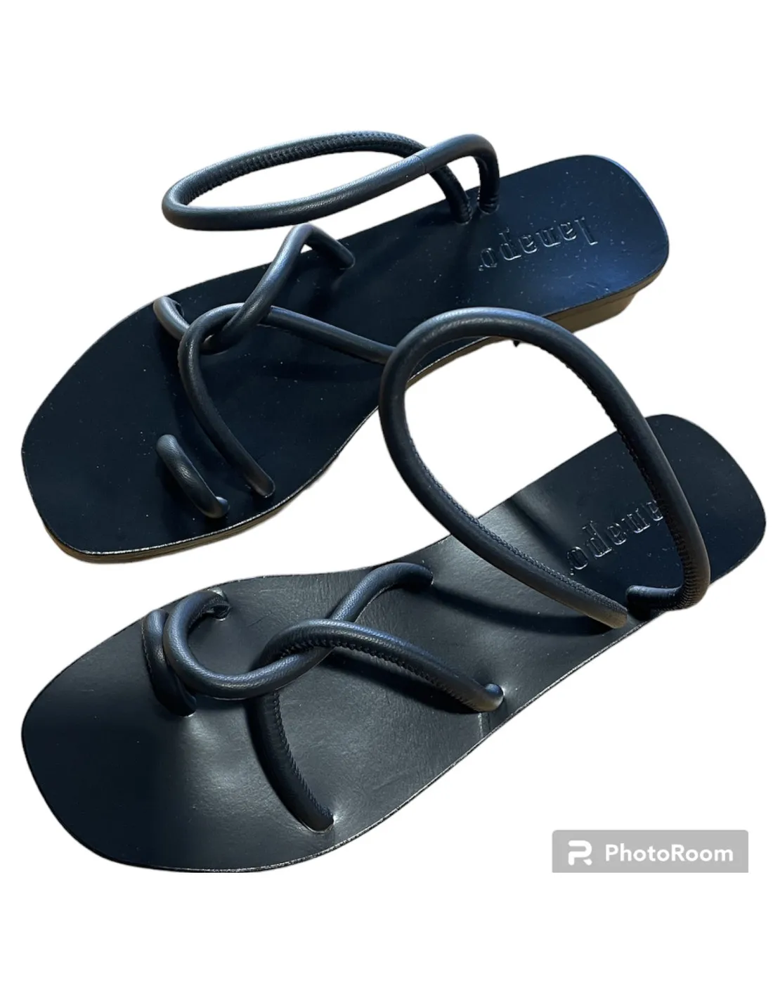 Sandali Lanapo - Monterosso con tacco Nero
