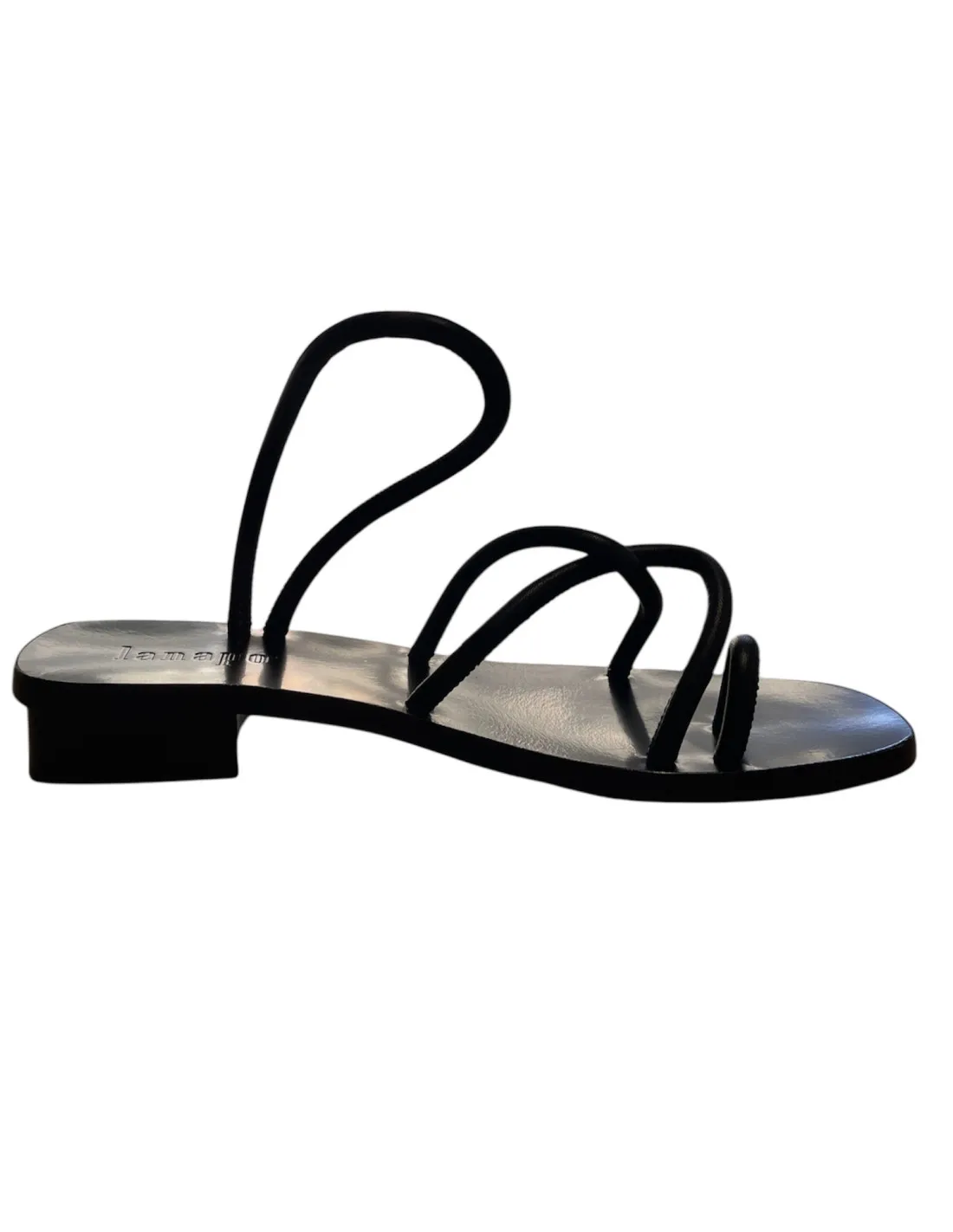 Sandali Lanapo - Monterosso con tacco Nero