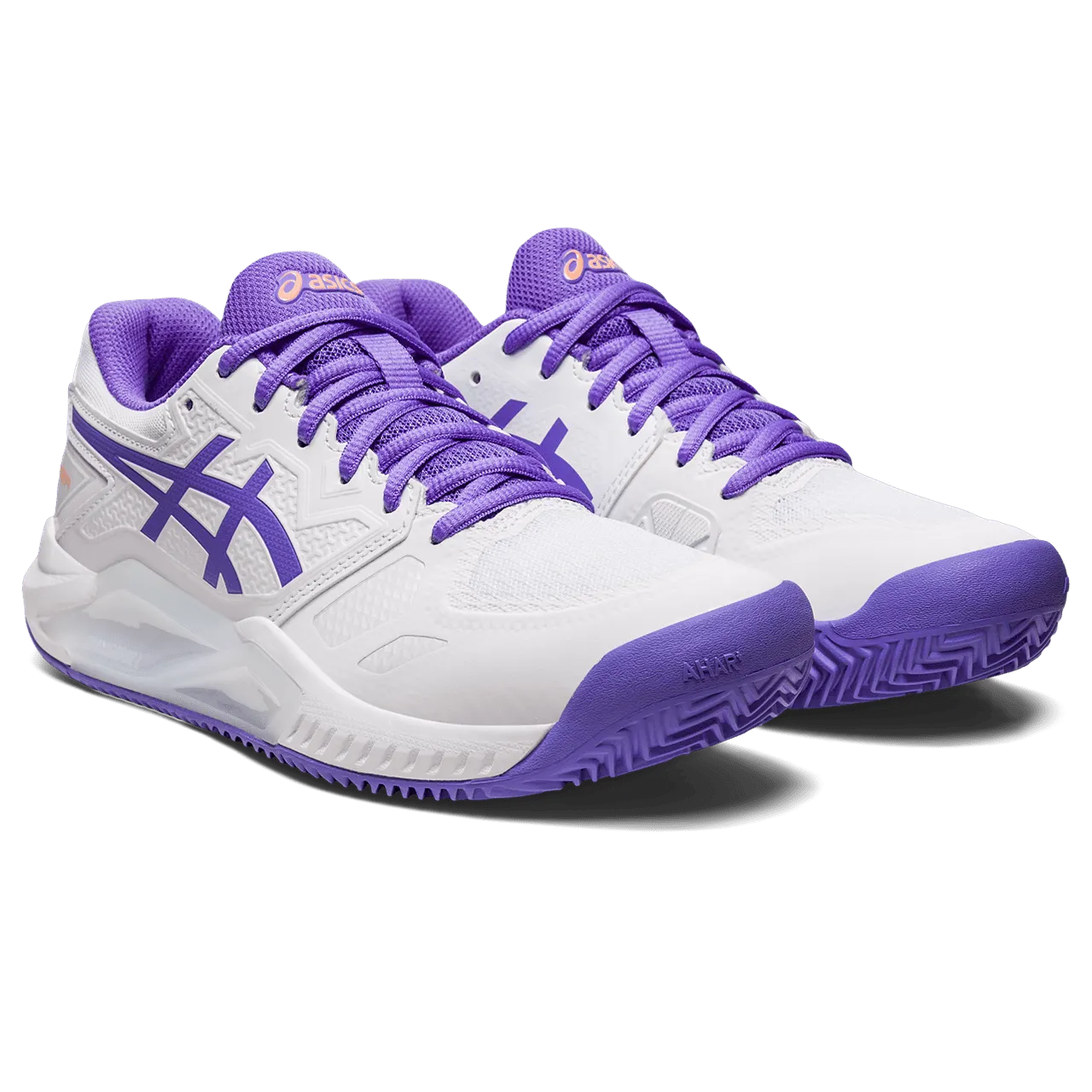 SCARPA DA TENNIS DA DONNA ASICS CHALLENGER 13 CLAY WHITE AMETHYST 1042A165 104