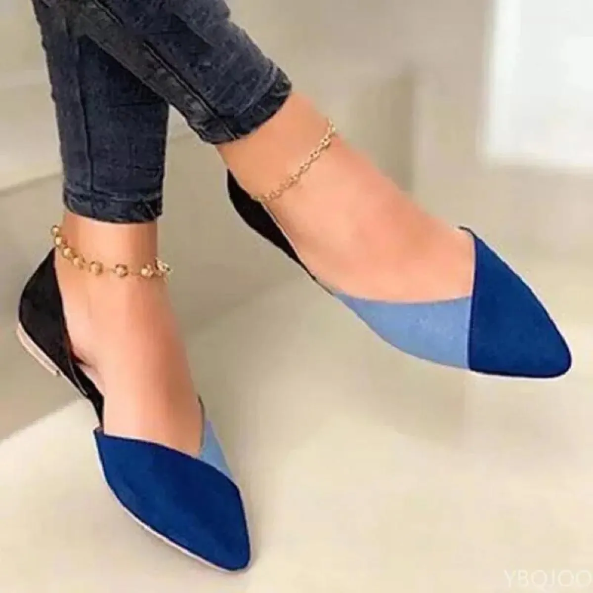 Scarpe basse da donna nuove di arrivo, belle e alla moda, scarpe estive, ballerine piatte, comode scarpe casual da donna