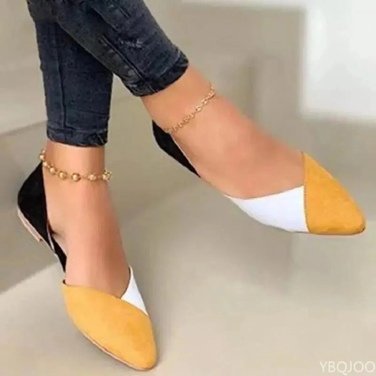 Scarpe basse da donna nuove di arrivo, belle e alla moda, scarpe estive, ballerine piatte, comode scarpe casual da donna