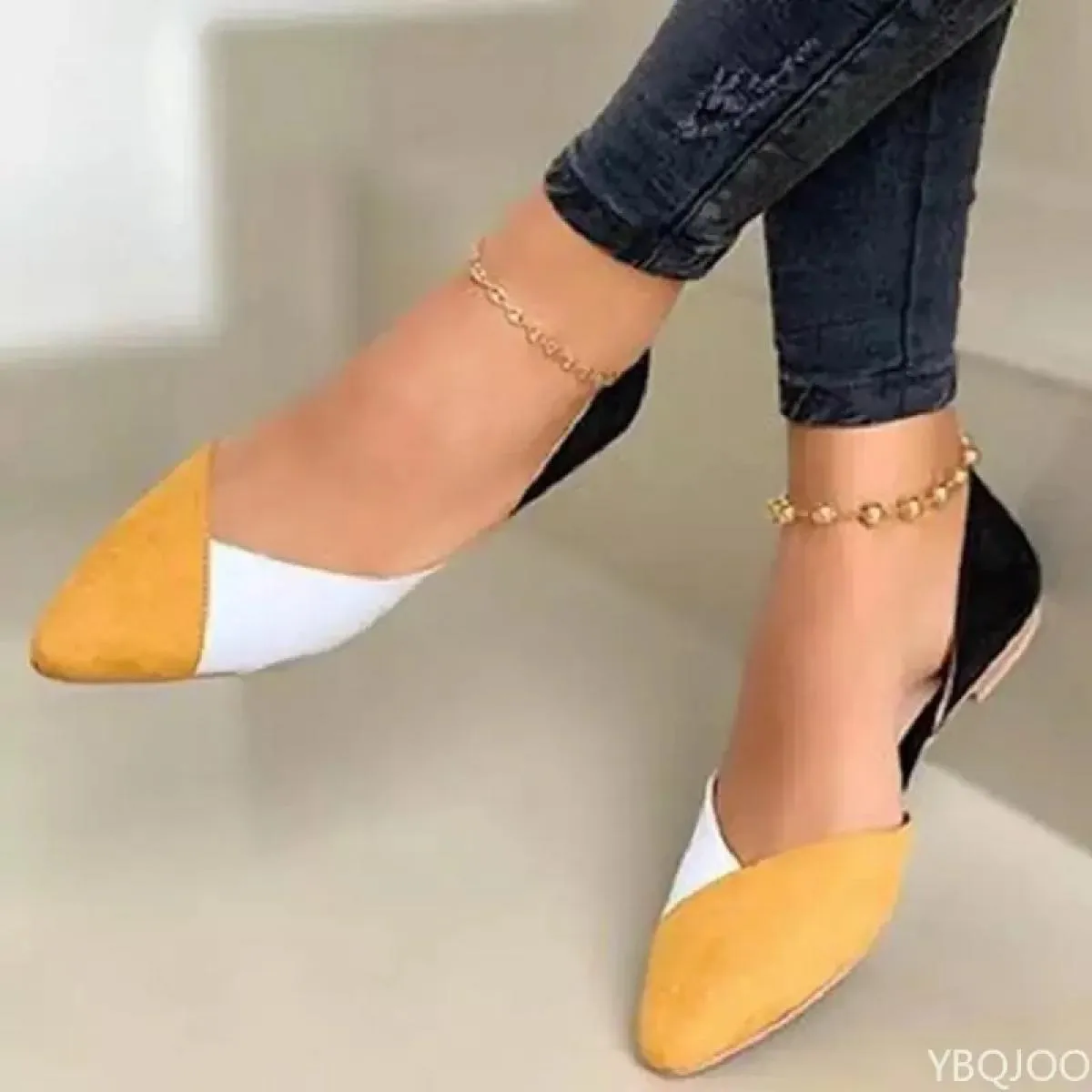 Scarpe basse da donna nuove di arrivo, belle e alla moda, scarpe estive, ballerine piatte, comode scarpe casual da donna
