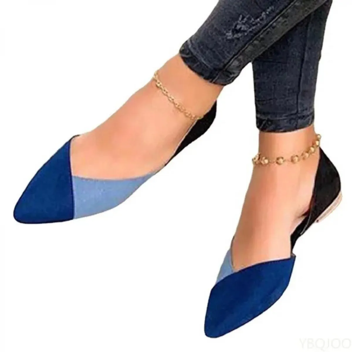 Scarpe basse da donna nuove di arrivo, belle e alla moda, scarpe estive, ballerine piatte, comode scarpe casual da donna