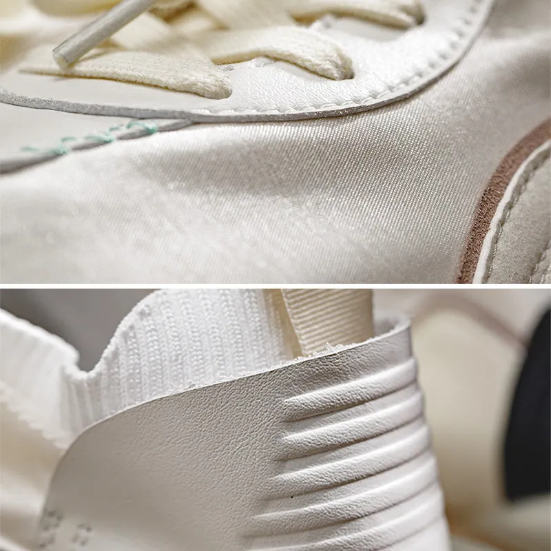 Scarpe da ginnastica casual da uomo in tela traspirante retrò