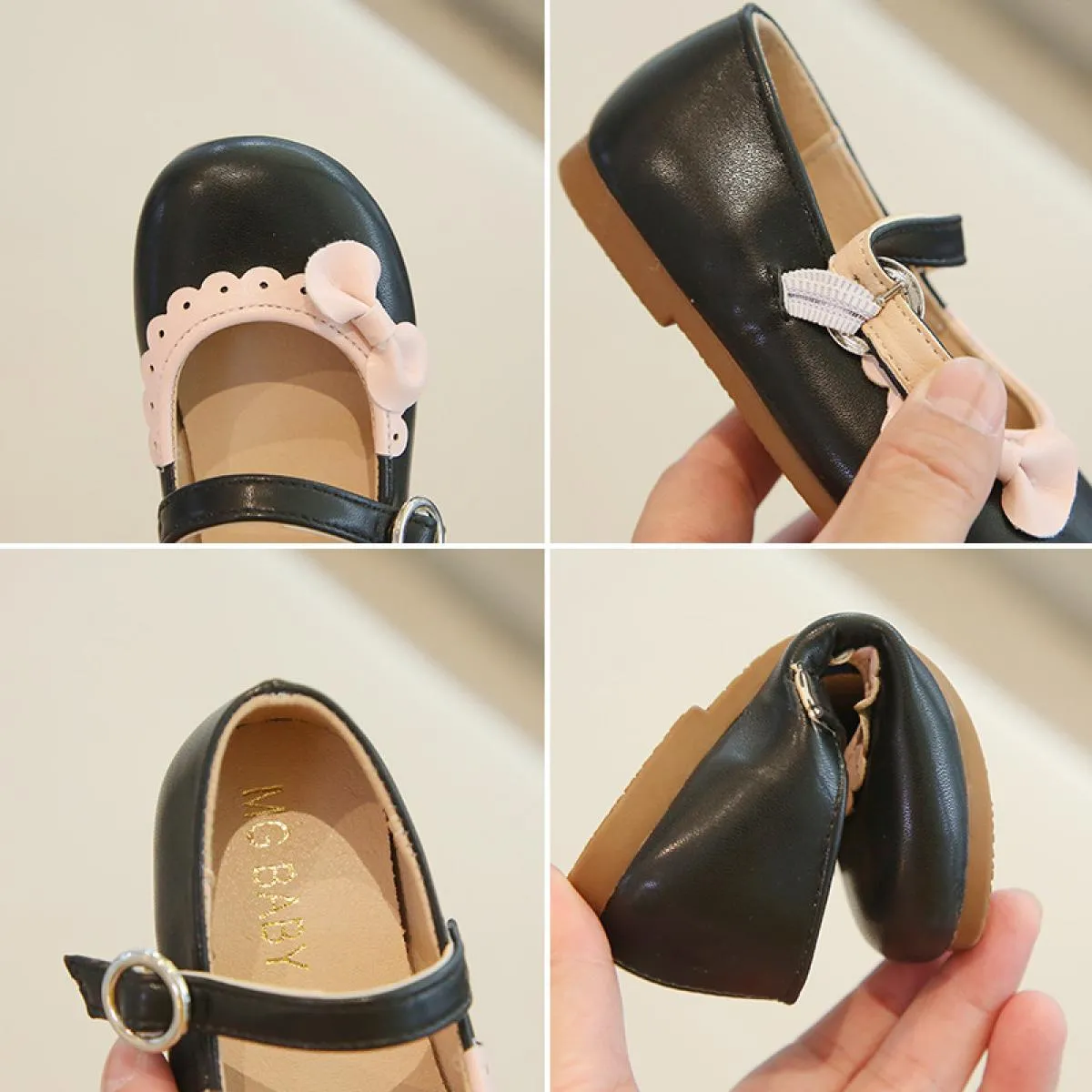 Scarpe da principessa Ballerine Designer di marca Scarpe da ragazza degne di nota per bambini Tutte abbinate alle belle scarpe M