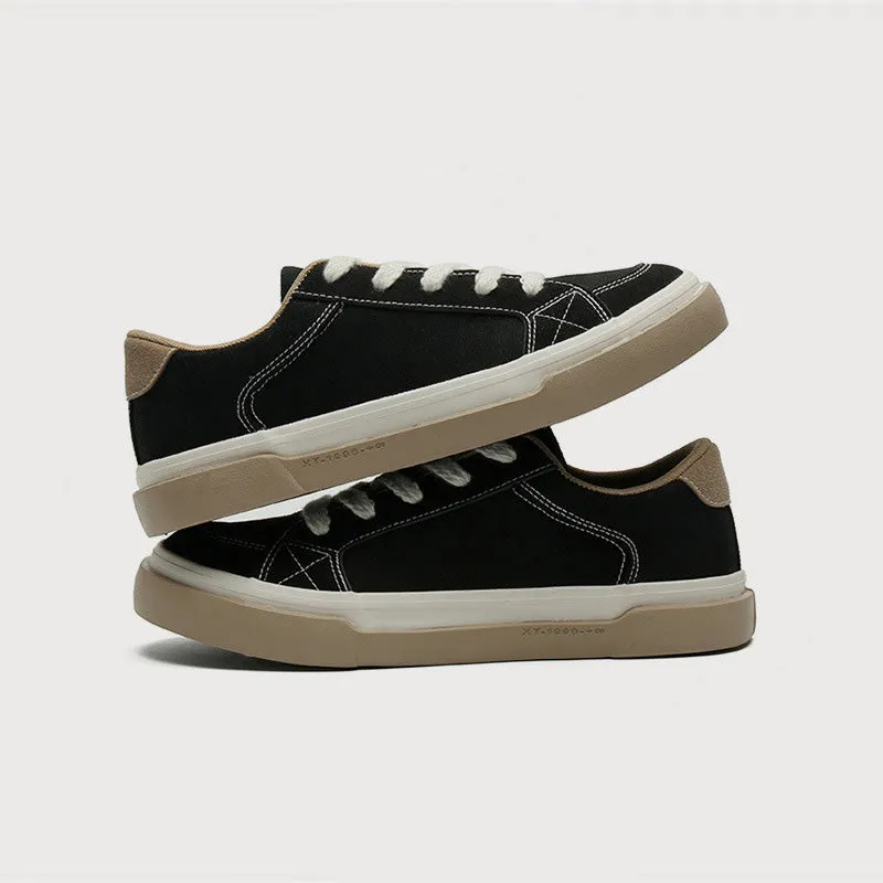 Scarpe da skate in tela traspirante moda uomo