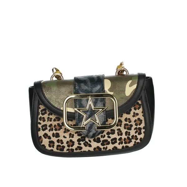 SHOP ART  BORSA A MANO SAAF220060 NERO/BEIGE