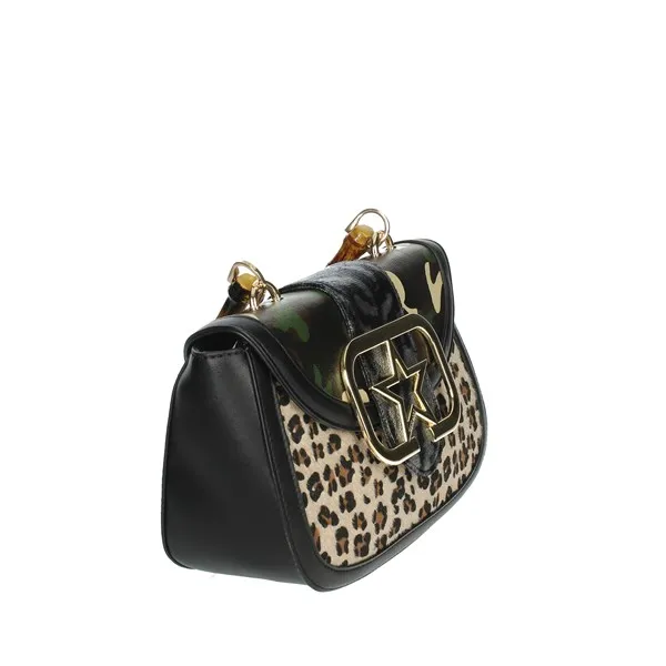 SHOP ART  BORSA A MANO SAAF220060 NERO/BEIGE