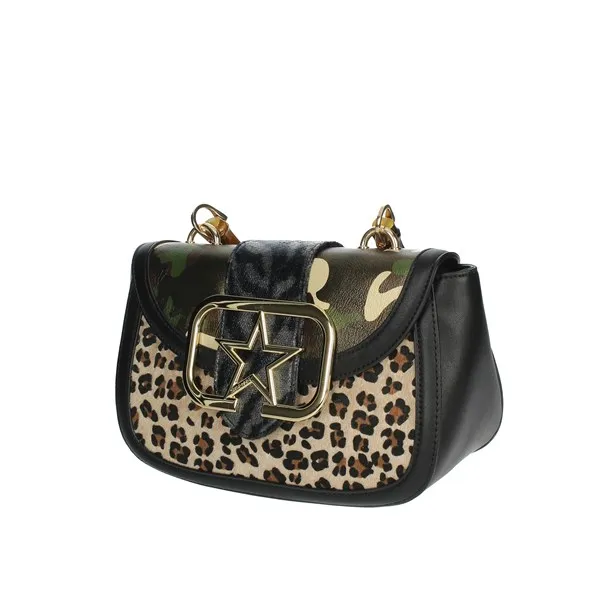 SHOP ART  BORSA A MANO SAAF220060 NERO/BEIGE