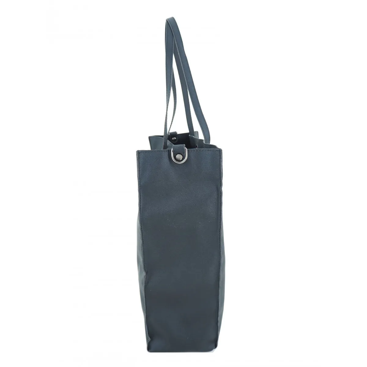 SHOPPER IN ECOPELLE NERO
