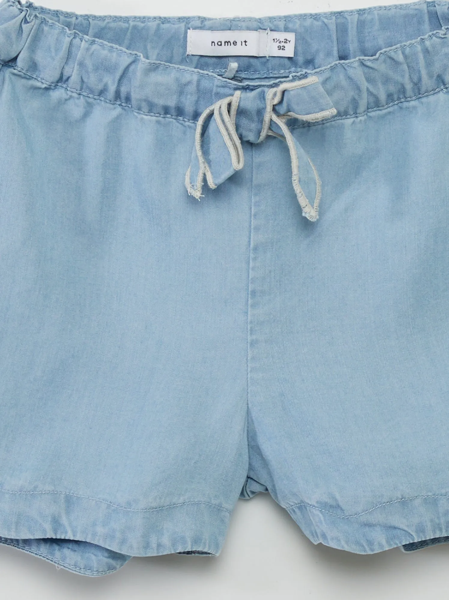 Shorts con fiocco fantasia - BLU