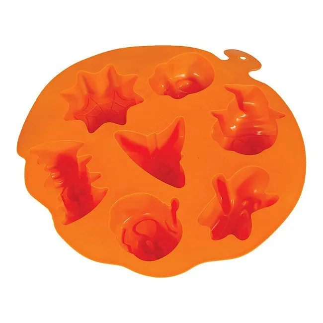 Stampo per biscotti con statuetta di Halloween 26 x 23 cm - 7 cavità
