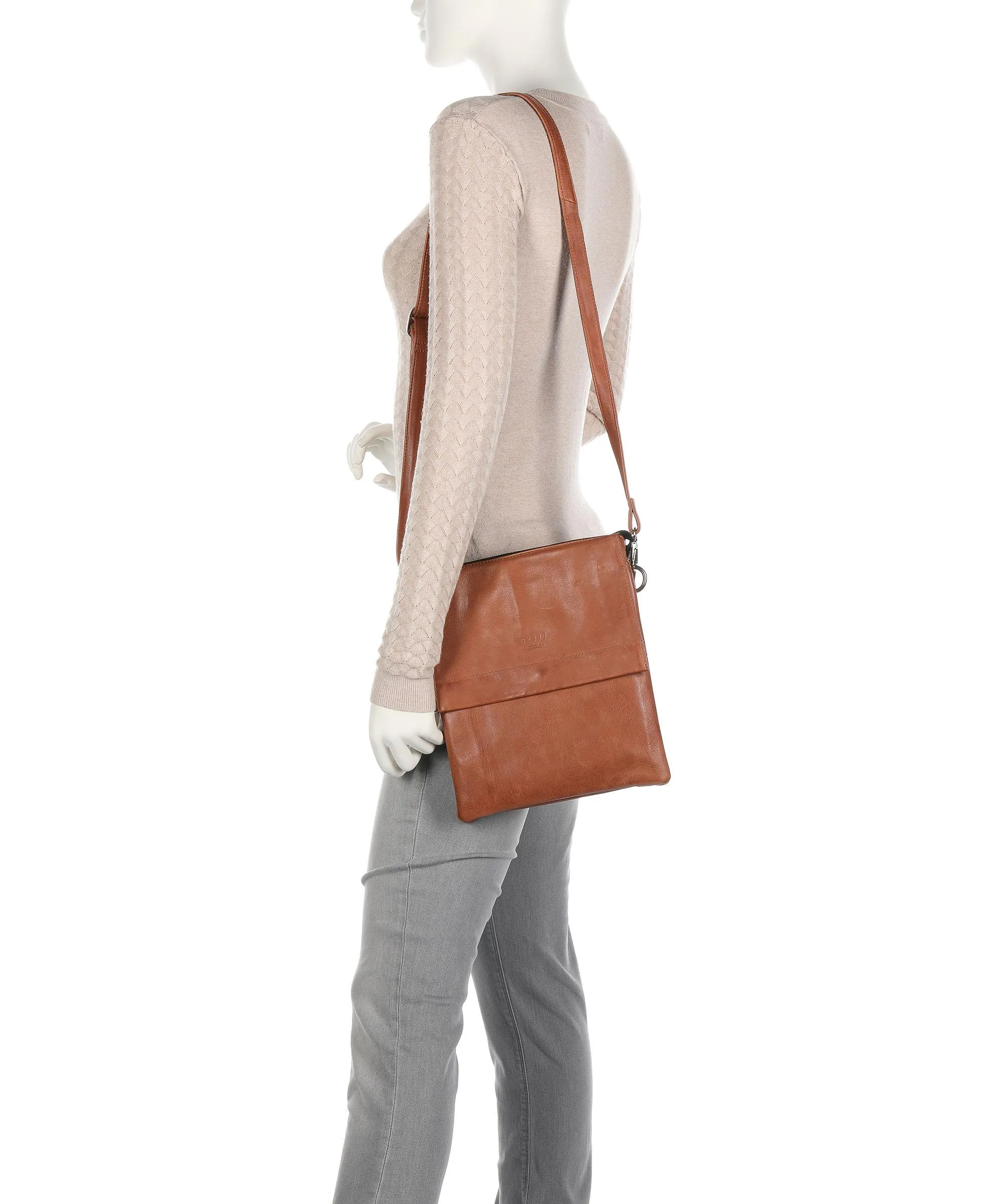  Still Nordic Anouk Anouk Borsa a tracolla pelle, pelle granulata cognac  