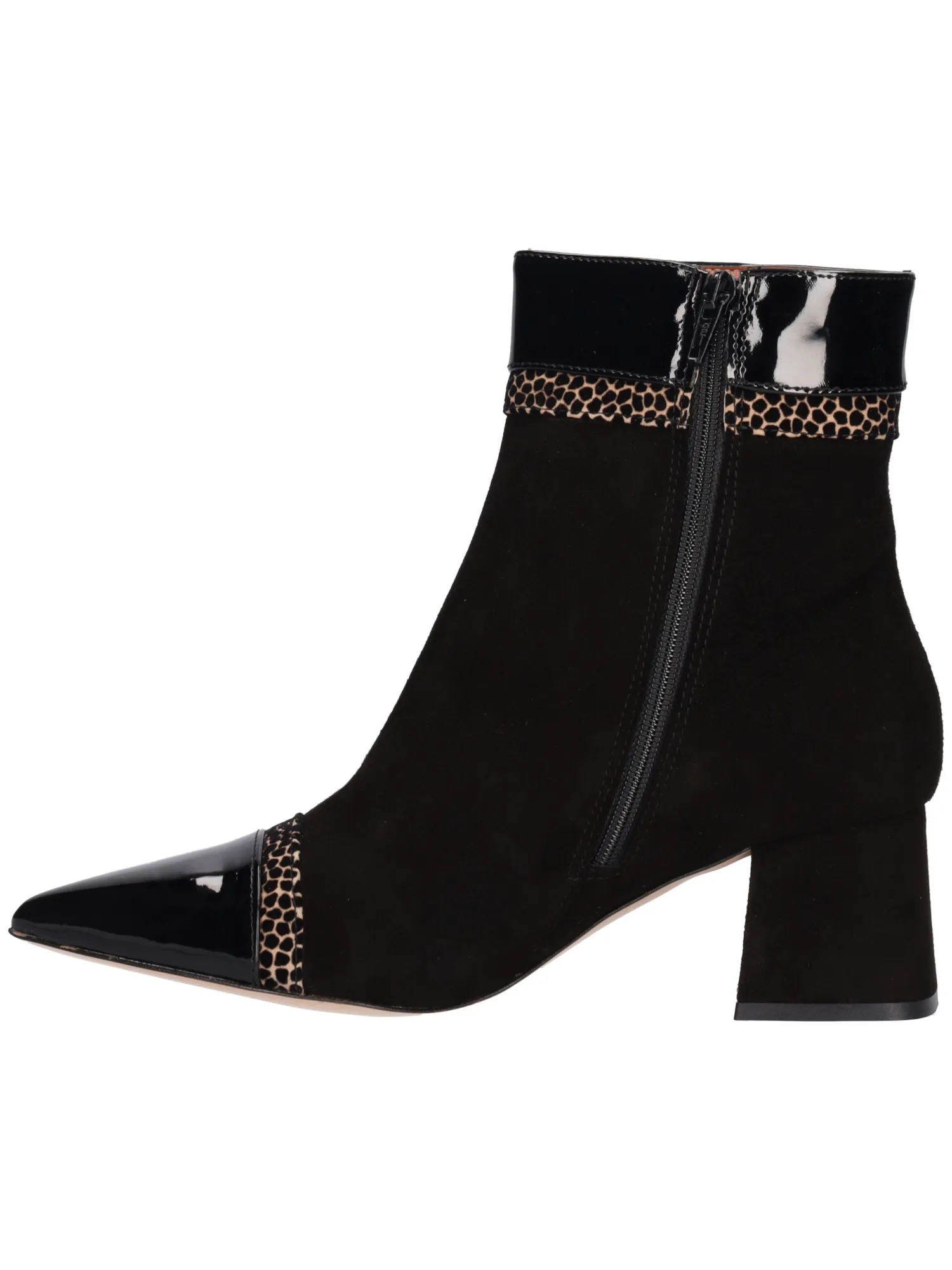 Stivaletto tacco largo Linea Uno da donna nero