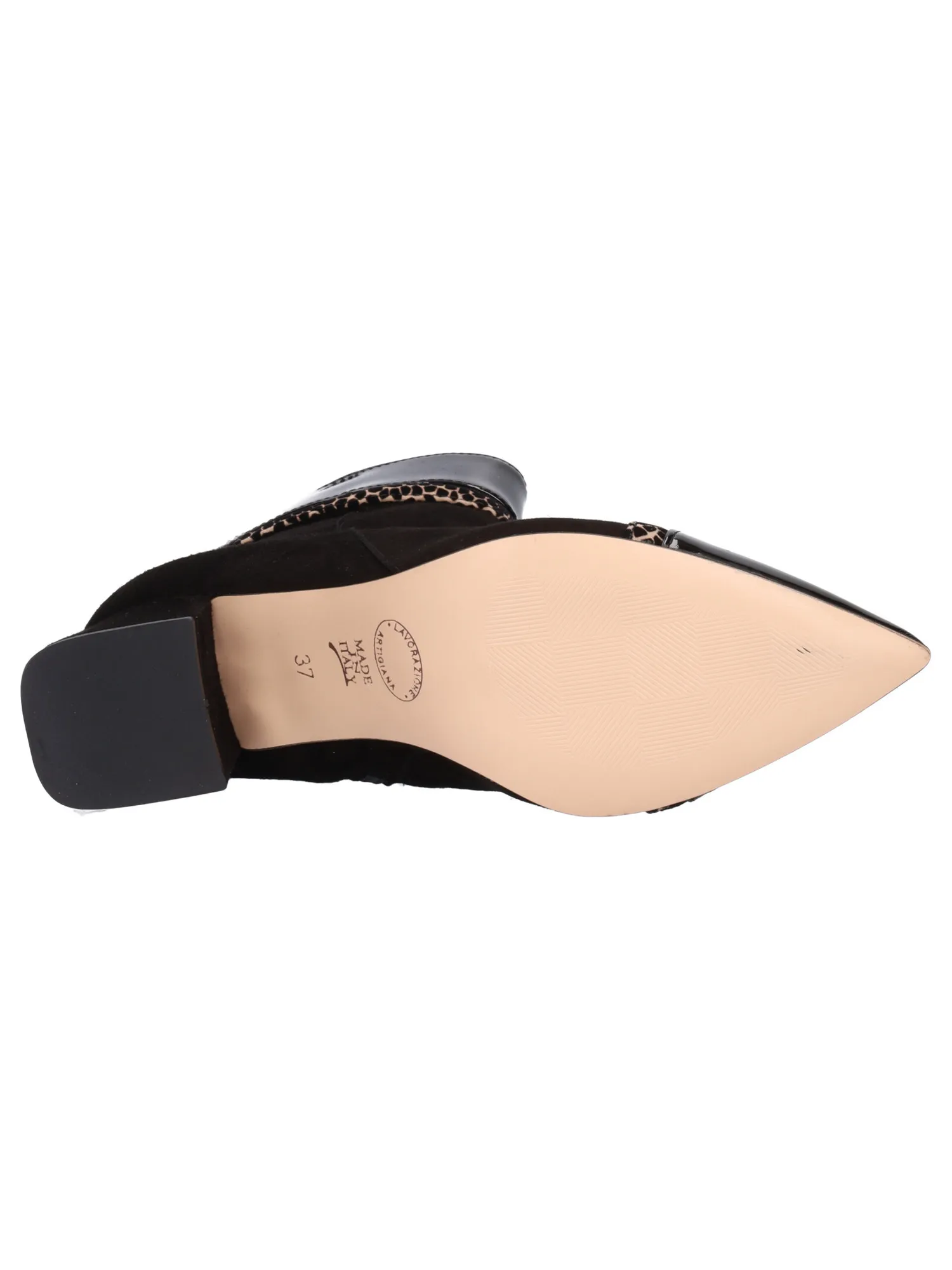 Stivaletto tacco largo Linea Uno da donna nero