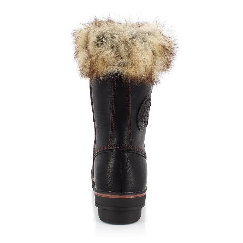 Stivali invernali da donna Kimberfeel Camille (coccodrillo nero)