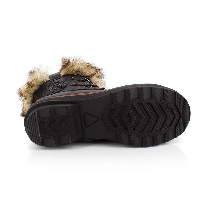 Stivali invernali da donna Kimberfeel Camille (coccodrillo nero)