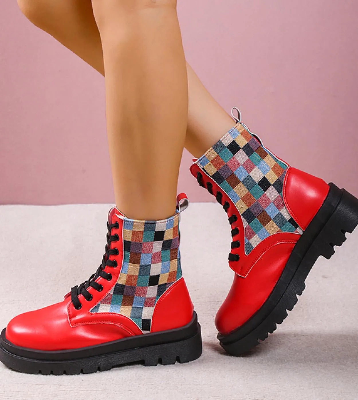 Stivali Martin Comfort per il tempo libero 2022 Stivali corti con fondo spesso a testa tonda di nuova moda Plus Size 43 Scarpe d