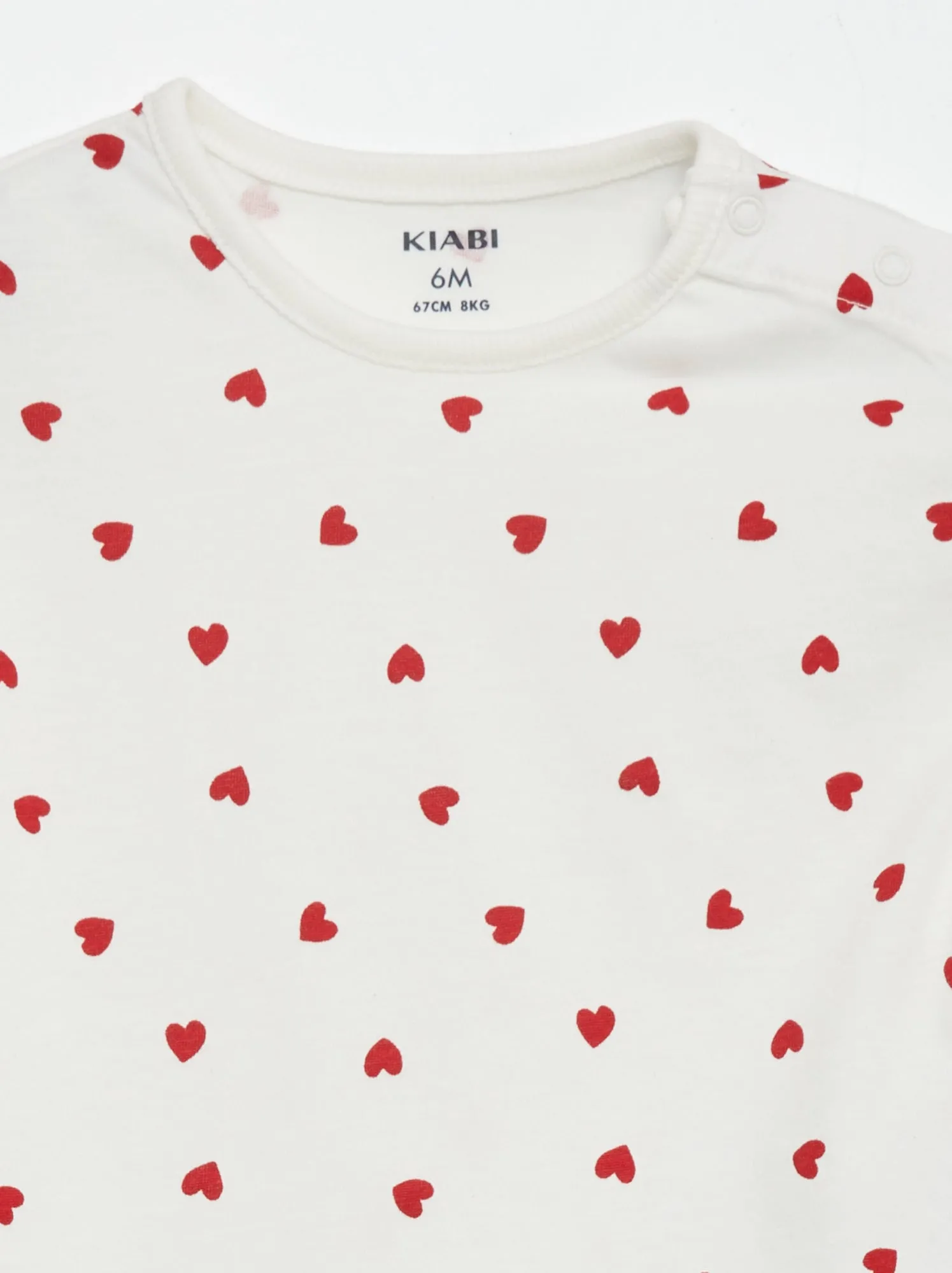 T-shirt oversize stampata - BIANCO