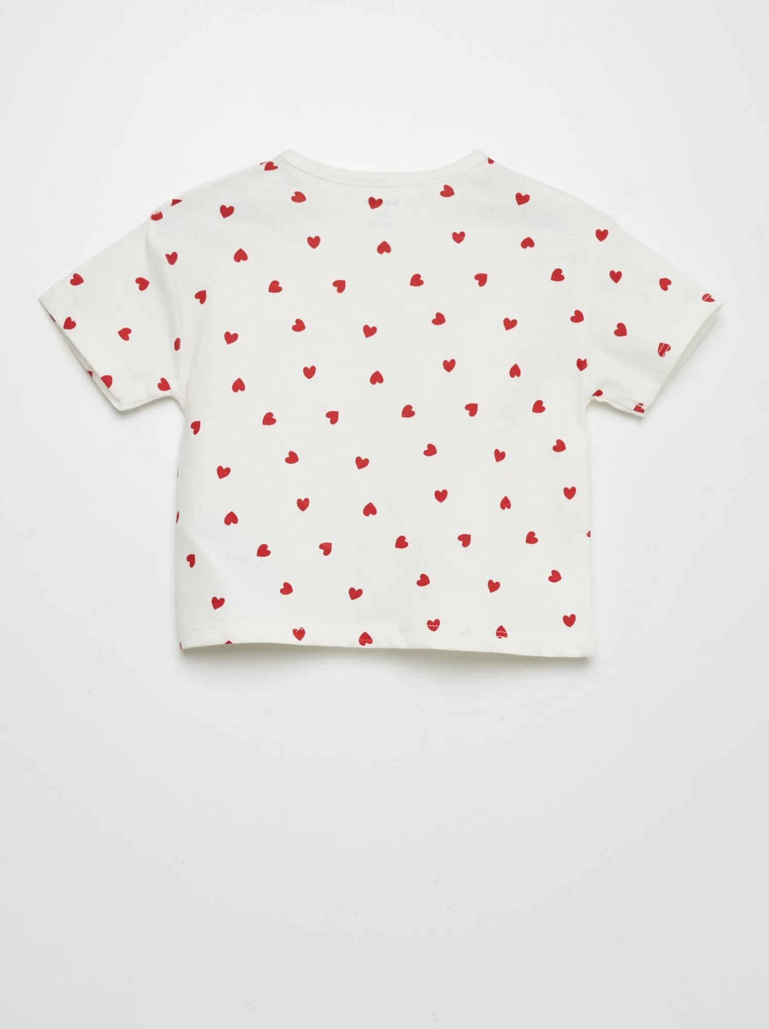 T-shirt oversize stampata - BIANCO