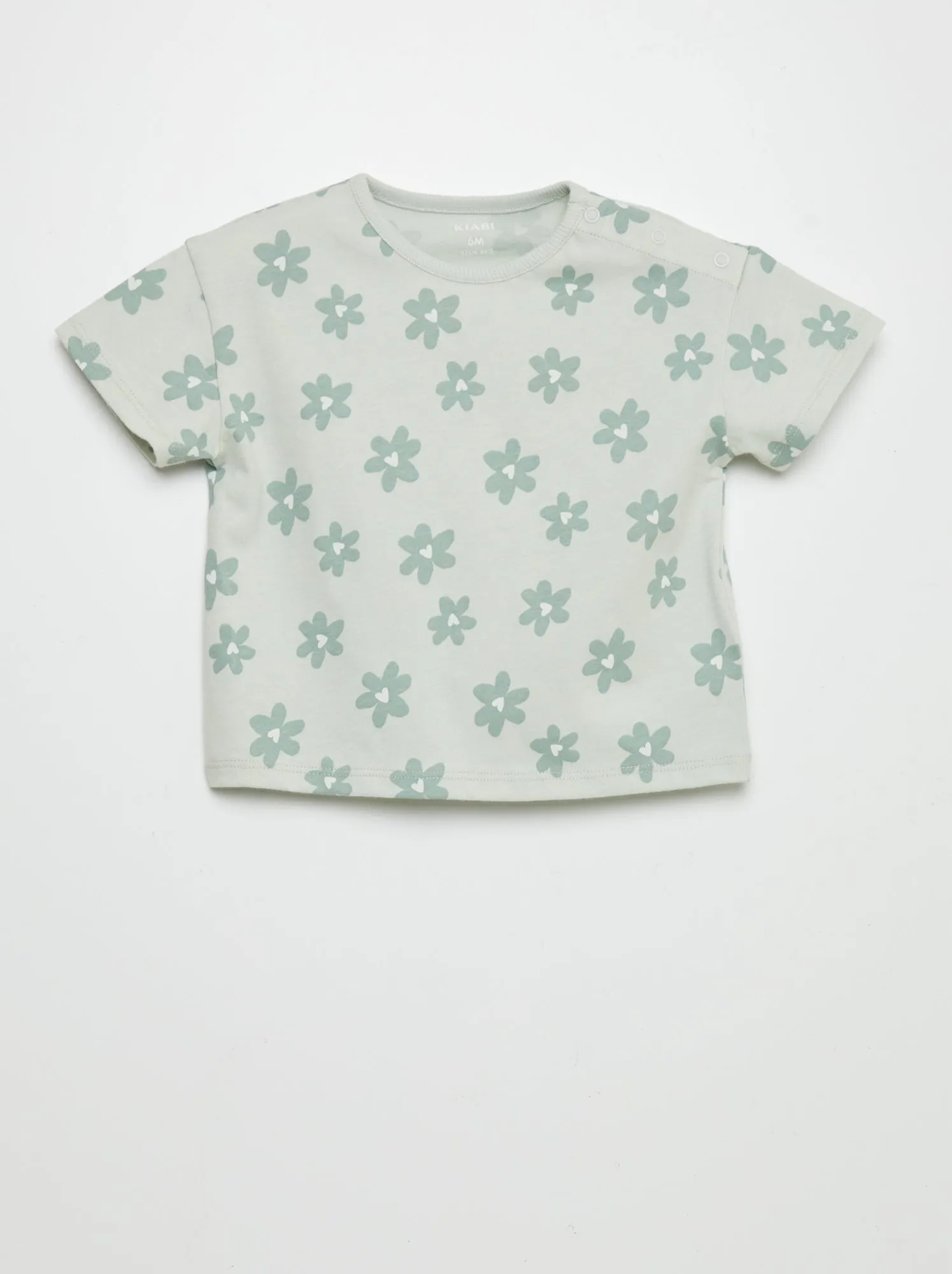 T-shirt oversize stampata - VERDE
