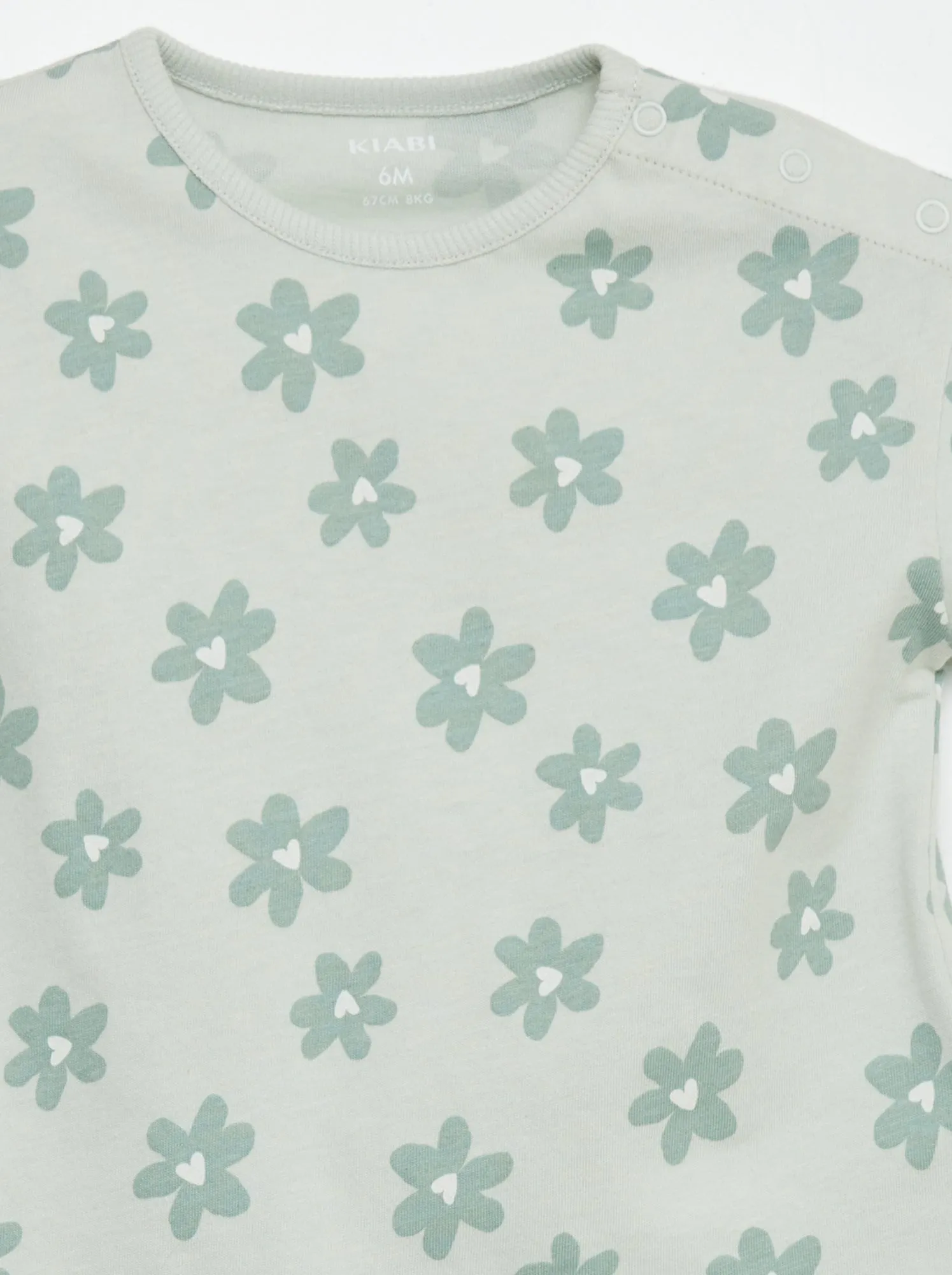 T-shirt oversize stampata - VERDE