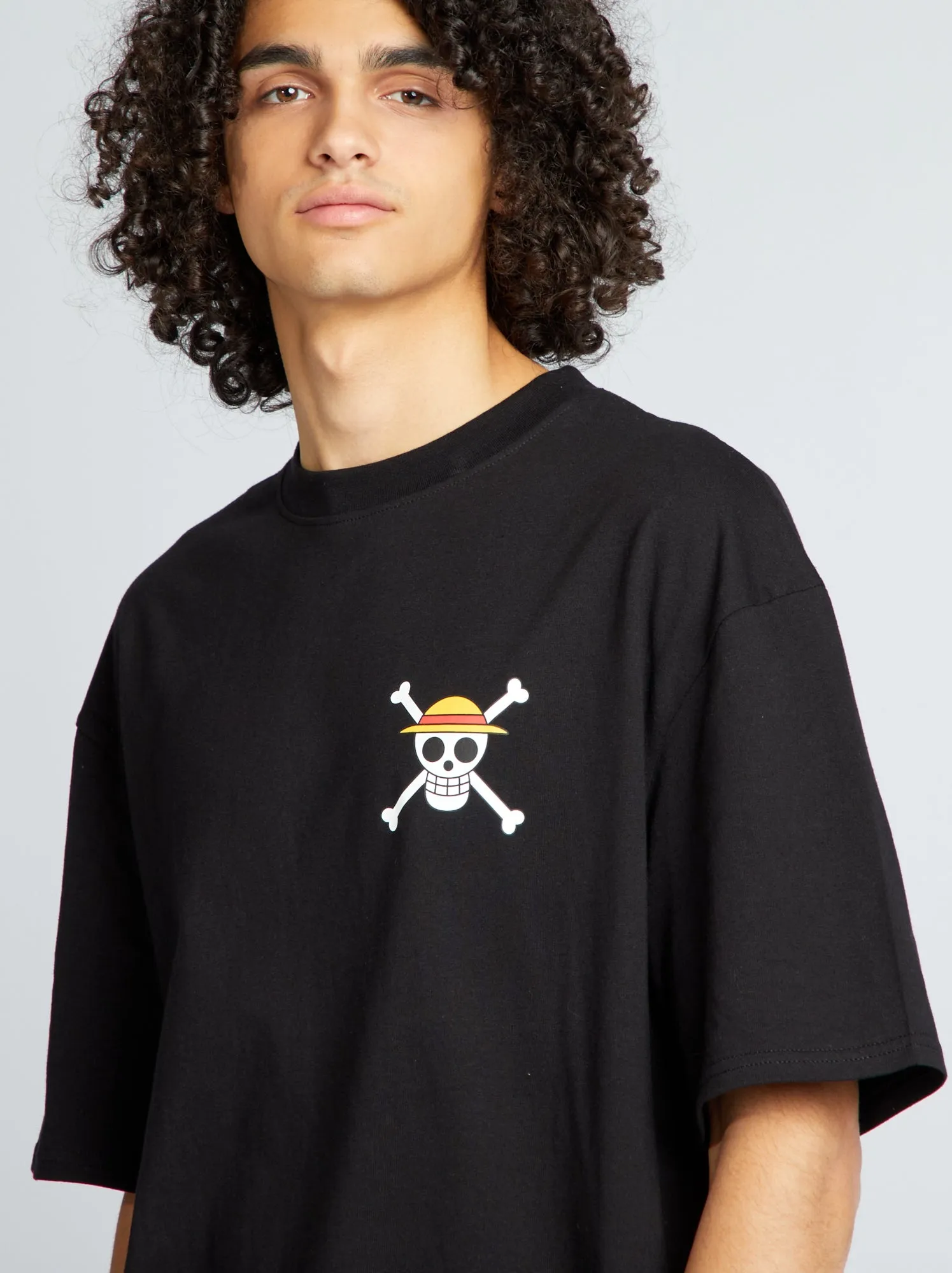T-shirt oversize 'One Piece' - NERO