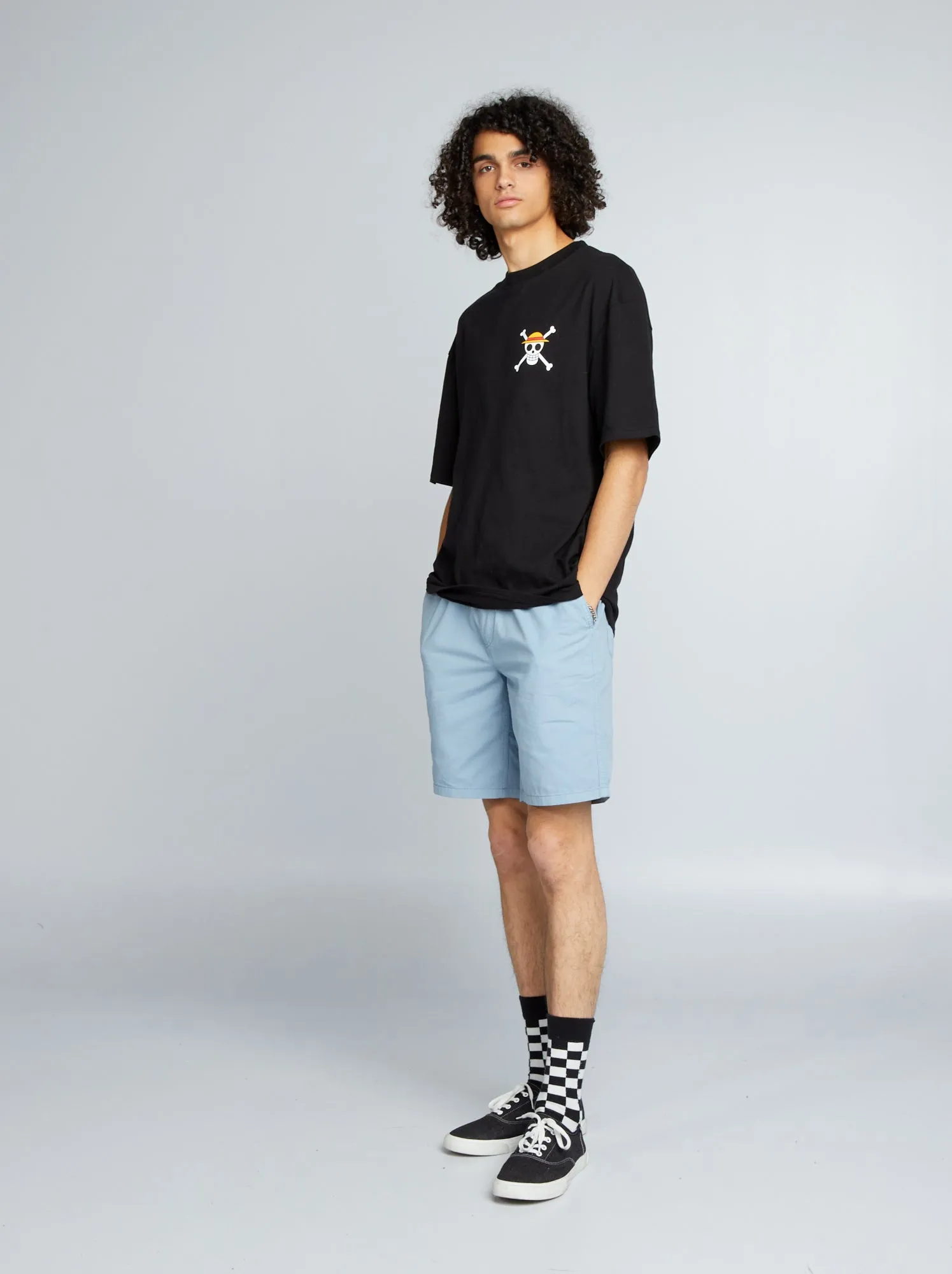 T-shirt oversize 'One Piece' - NERO