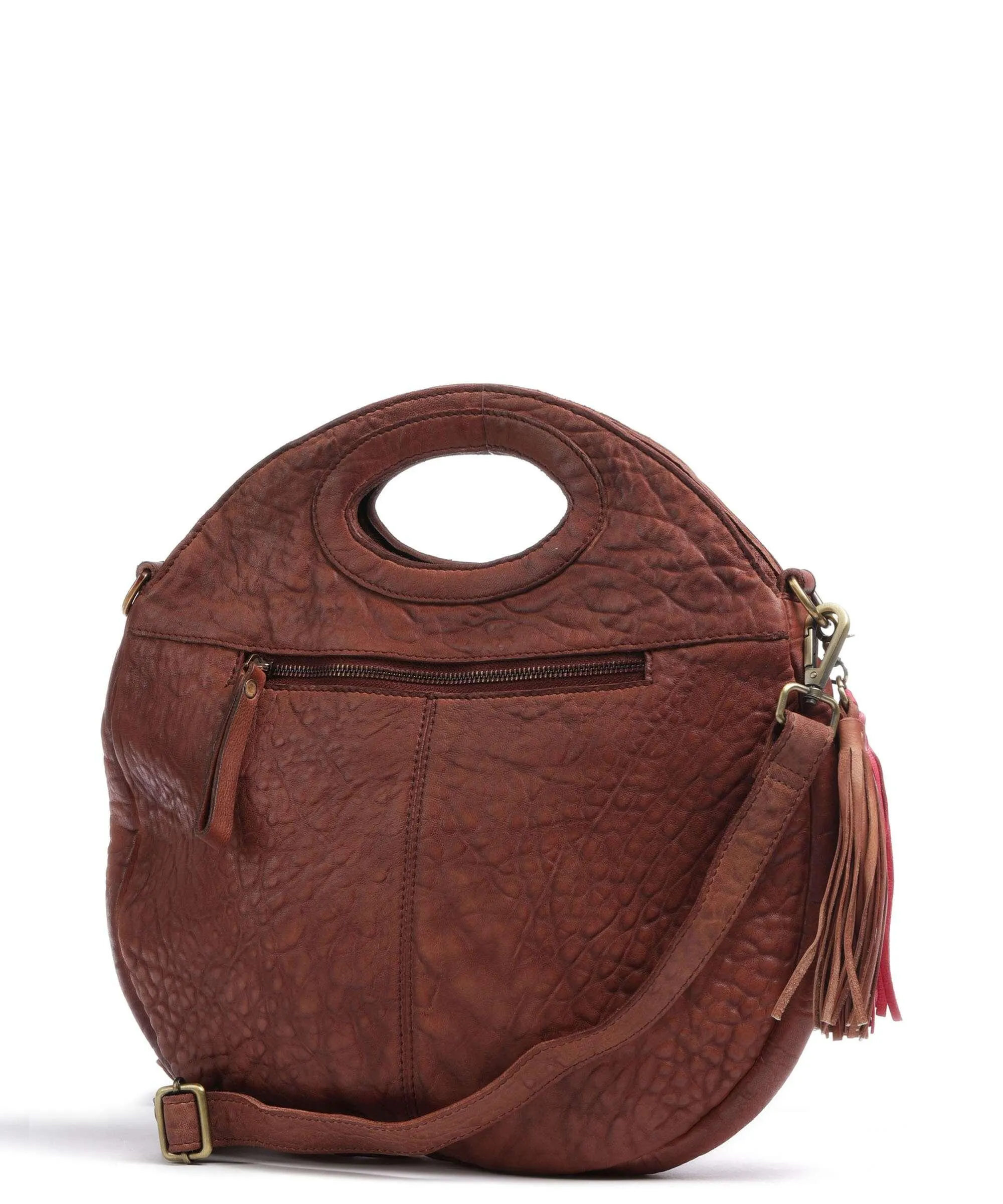  Taschendieb Wien Hedwigstrasse 3 Borsa a mano pelle di pecora cognac  