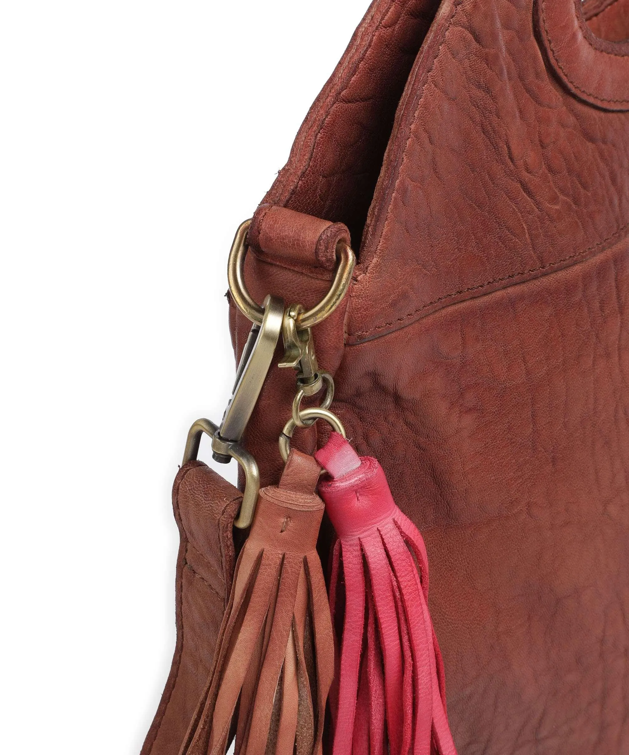  Taschendieb Wien Hedwigstrasse 3 Borsa a mano pelle di pecora cognac  