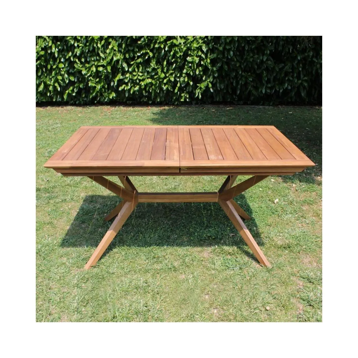 TAVOLO BALI 150/200 X 90 - MARRONE