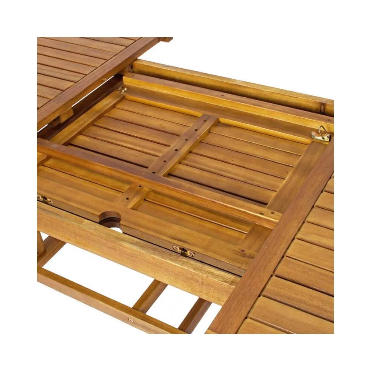 TAVOLO OVALE 150/200 X 90 DOUBLE - MARRONE