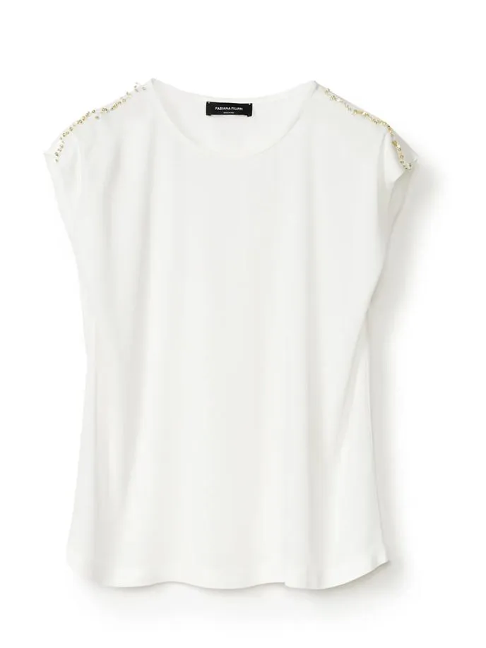Top con strass