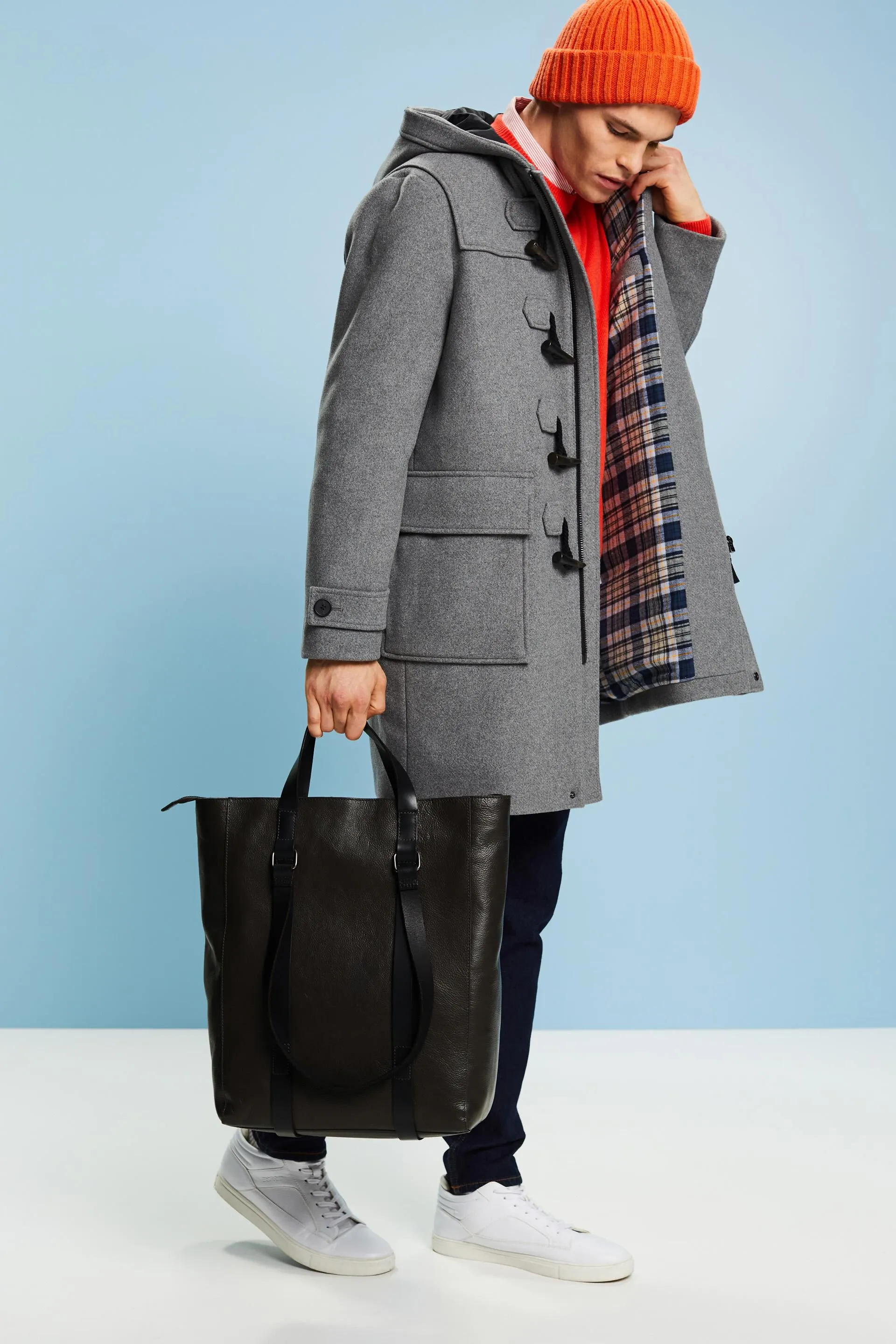 Tote bag in pelle