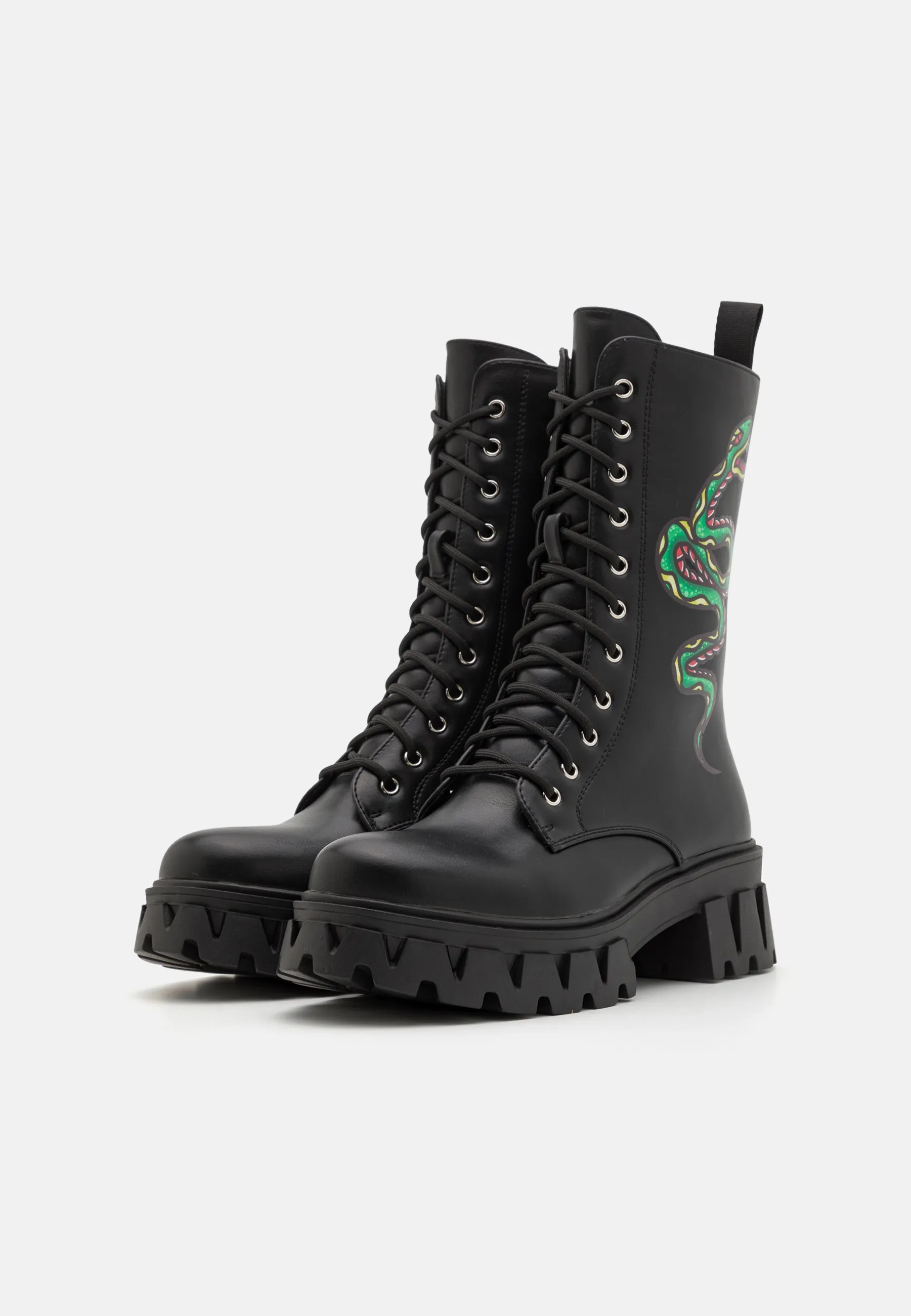 TRIALS OF A SERPENT & DAGGER BOOTS - Stivali con plateau